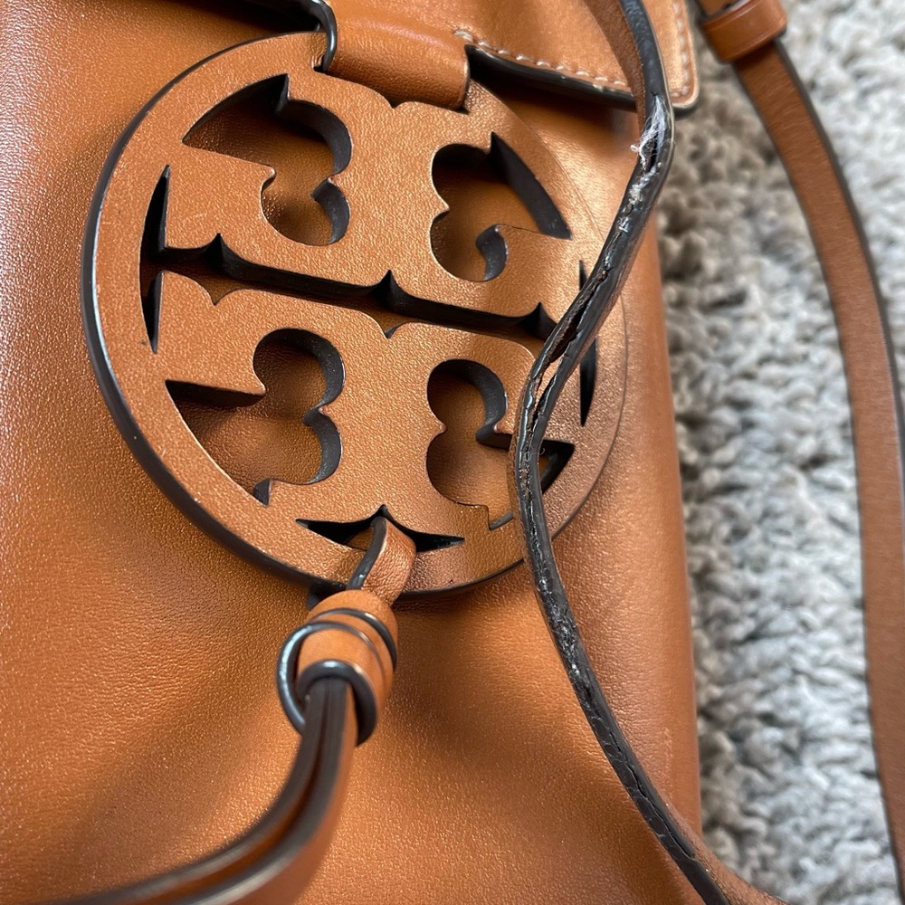Tory Burch Tan Leather Crossbody Bag